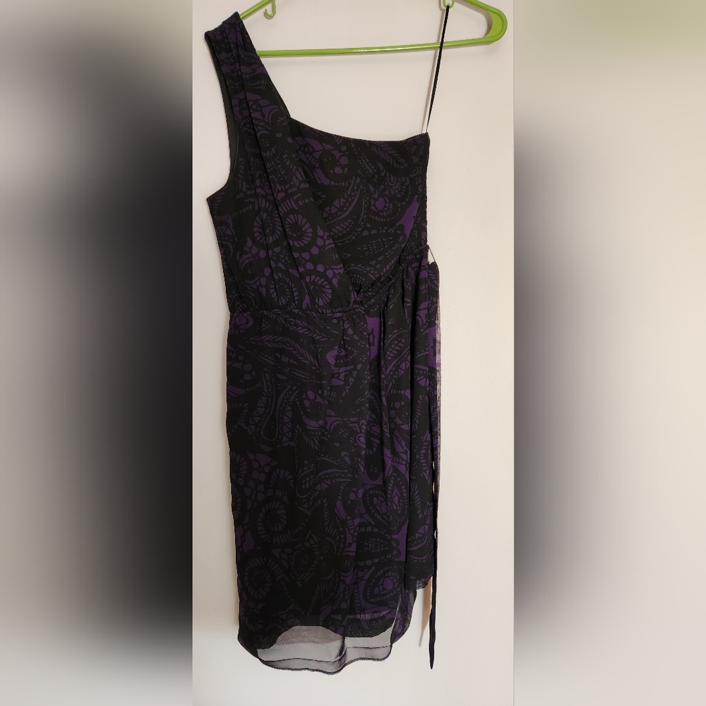 One-shoulder mini dress